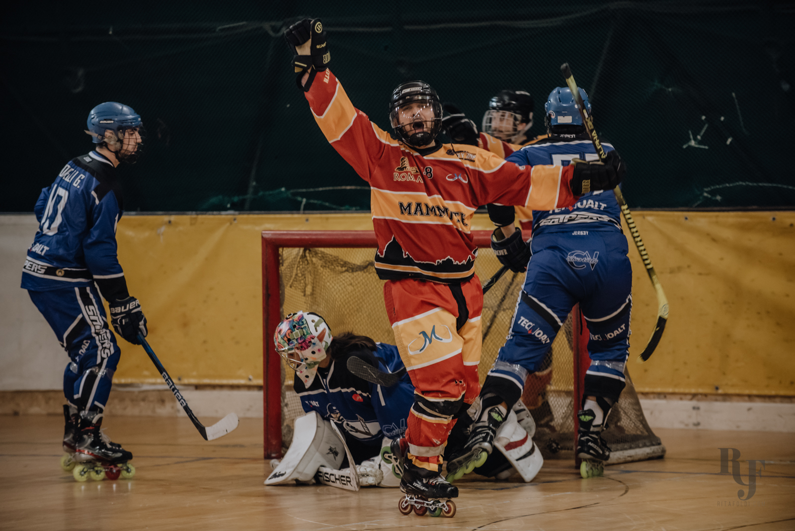 inline hockey roma, mammuth hockey roma, campionato serie b hockey